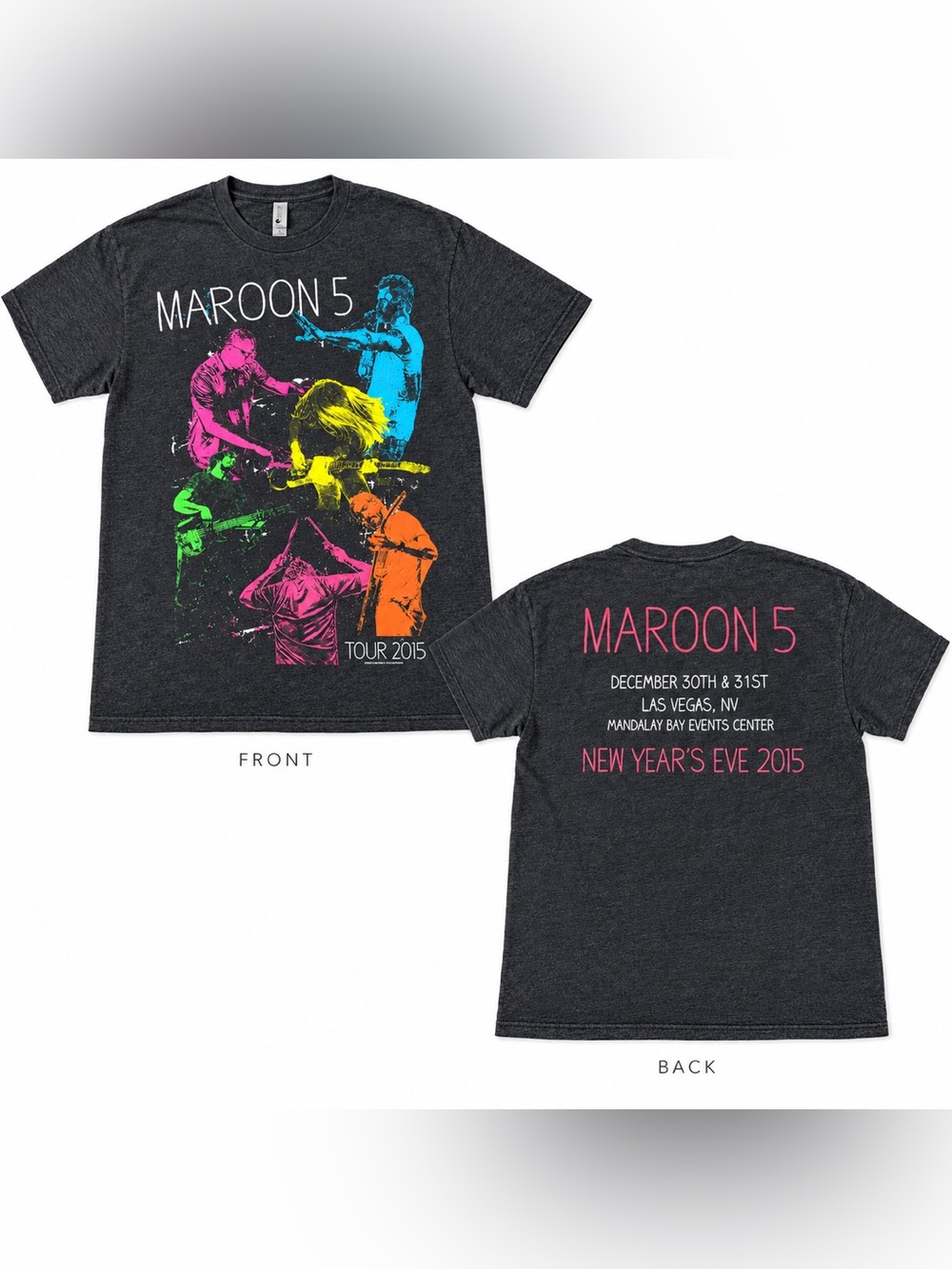 Maroon 5 Tour 2015 Concert Tee – L